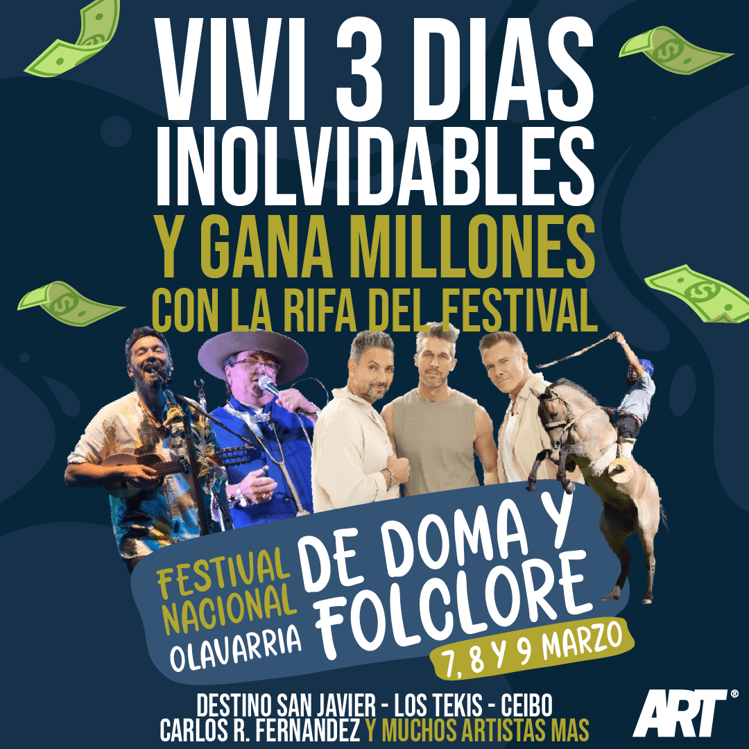 Festival Nacional de Doma y Folclore Olavarria - abono 3 dias