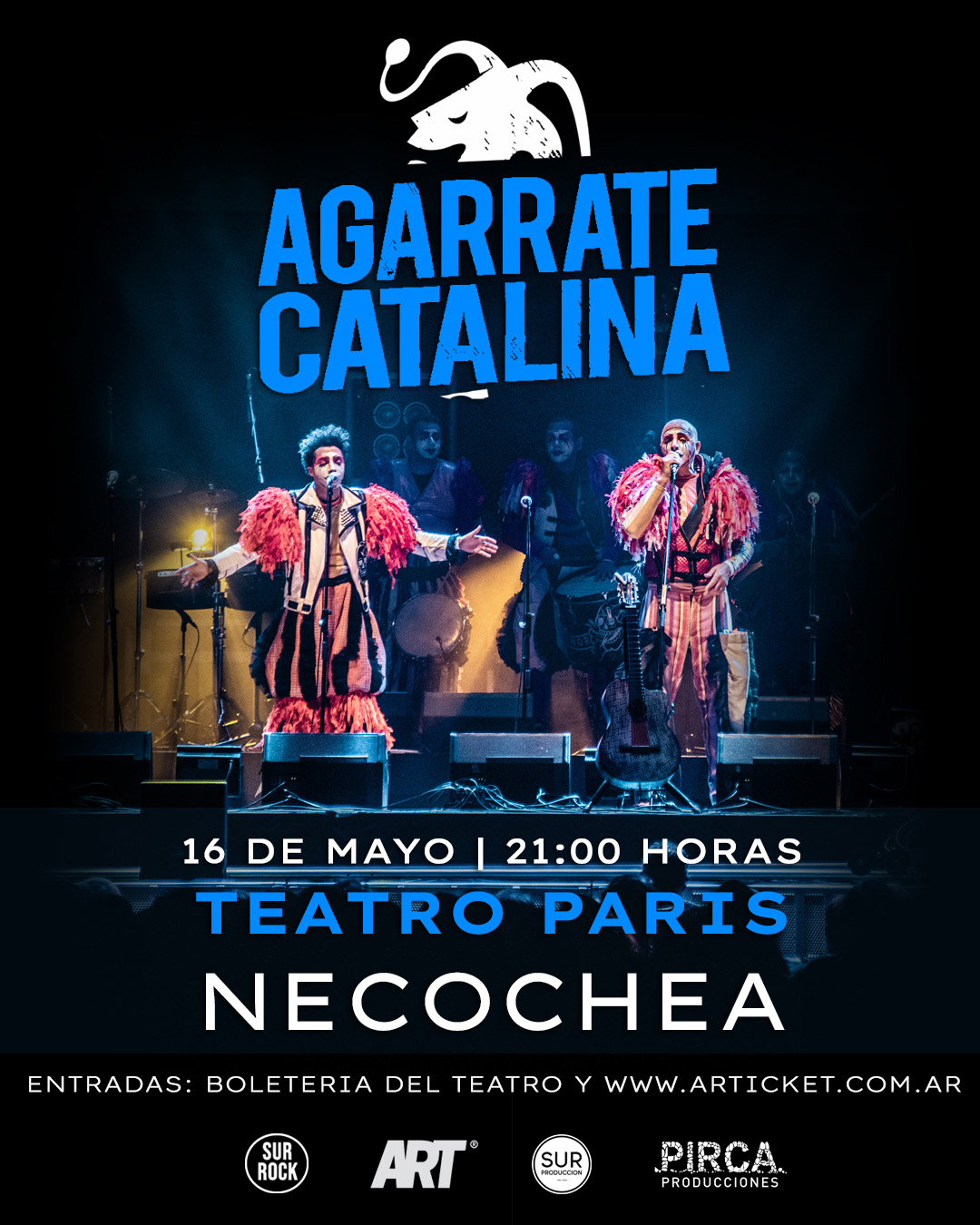 AGARRATE CATALINA EN NECOCHEA