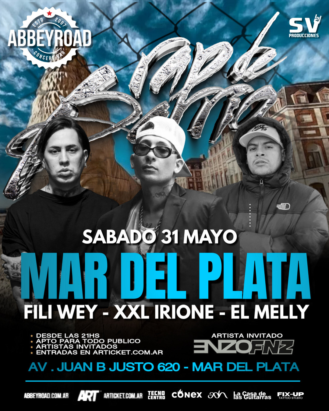 RAP DE BARRIO - FILI WEY - XXL IRIONE - EL MELLY