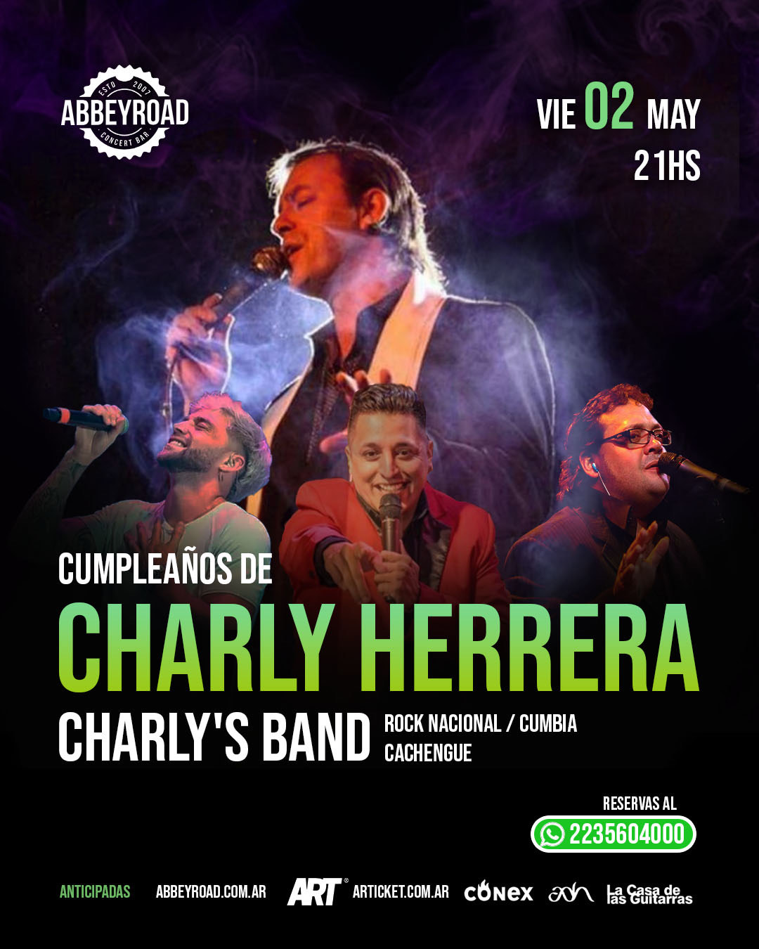 CHARLY HERRERA EN ABBEY ROAD
