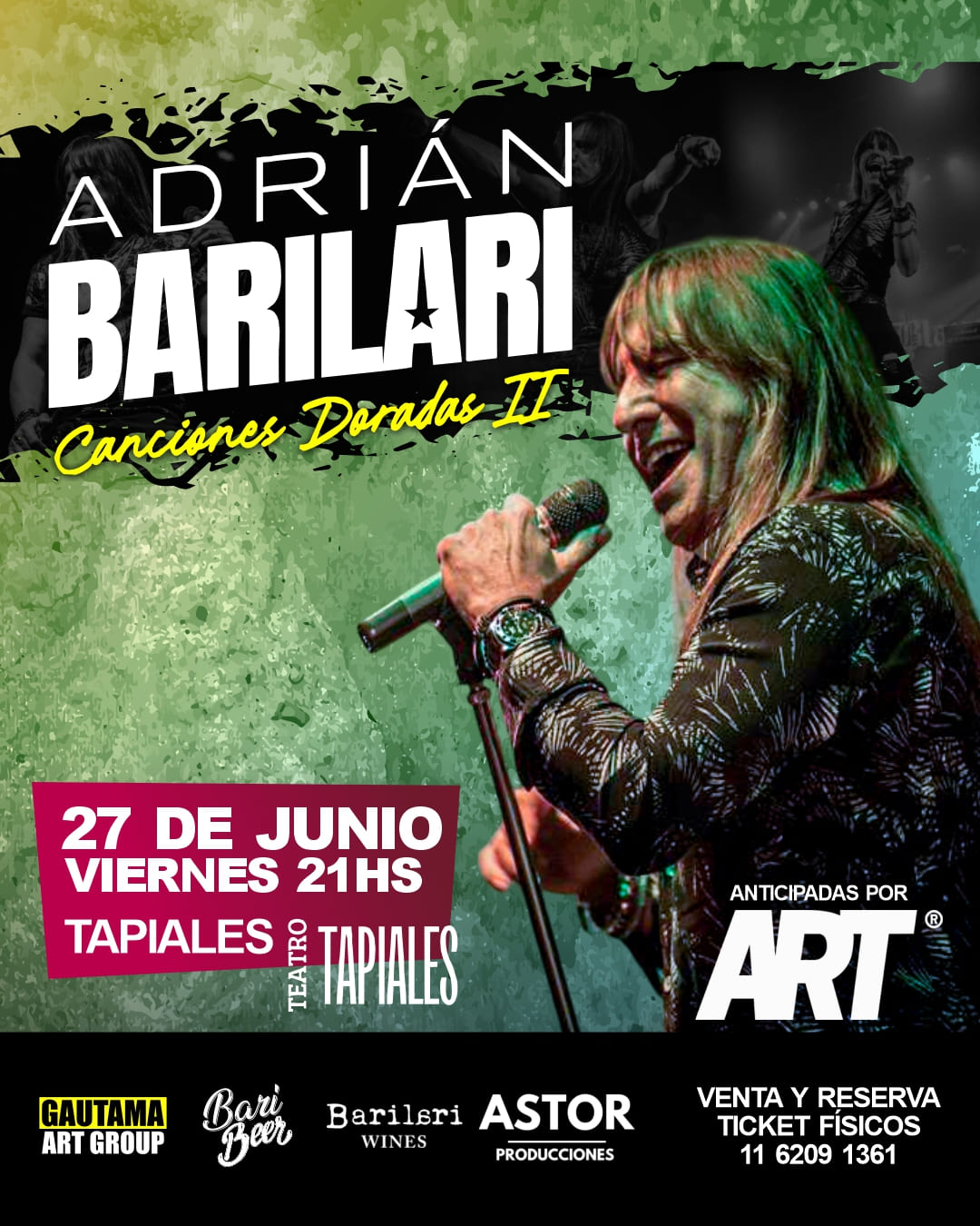ADRIAN BARILARI EN TAPIALES