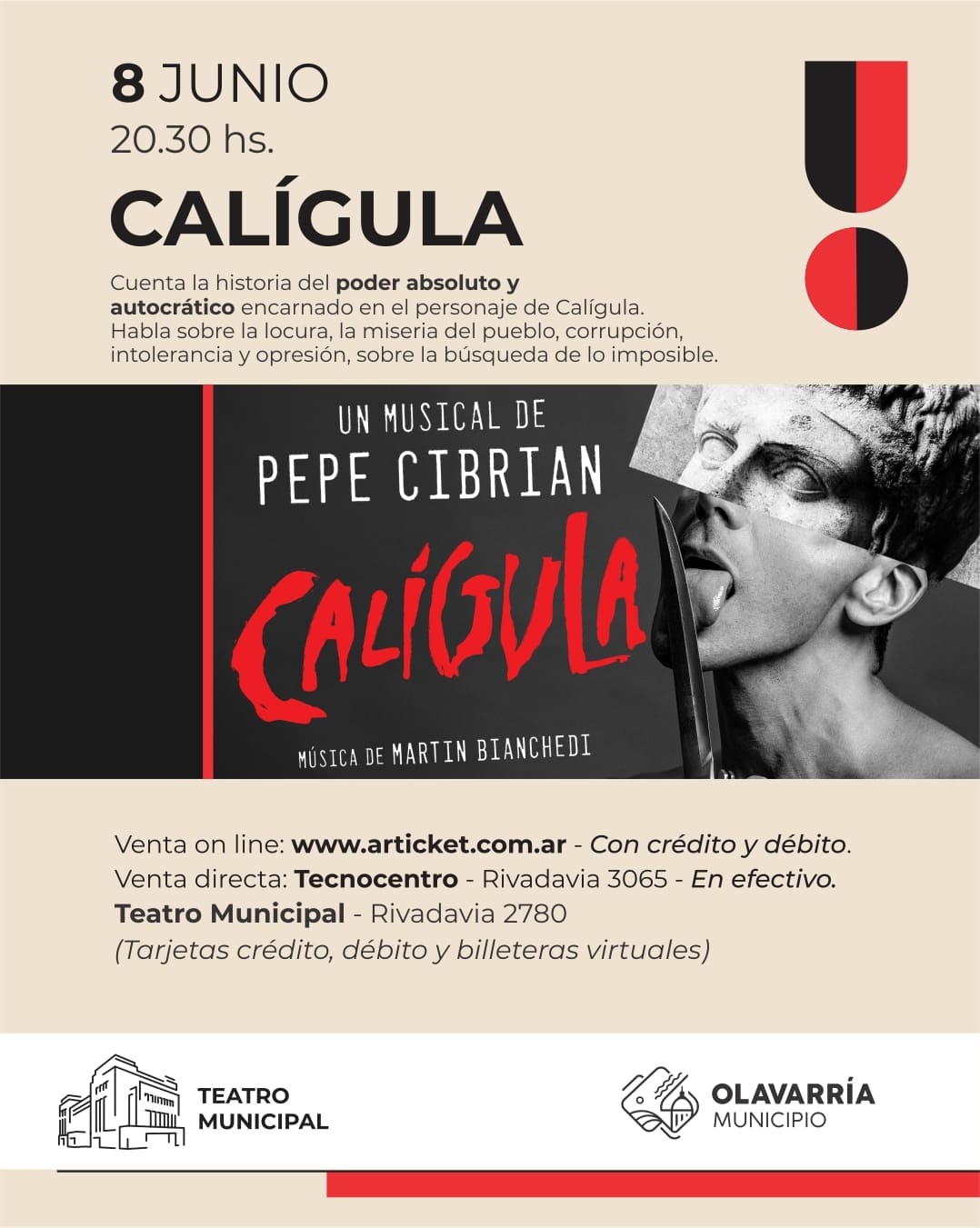 CALIGULA - PEPE CIBRIAN EN OLAVARRIA