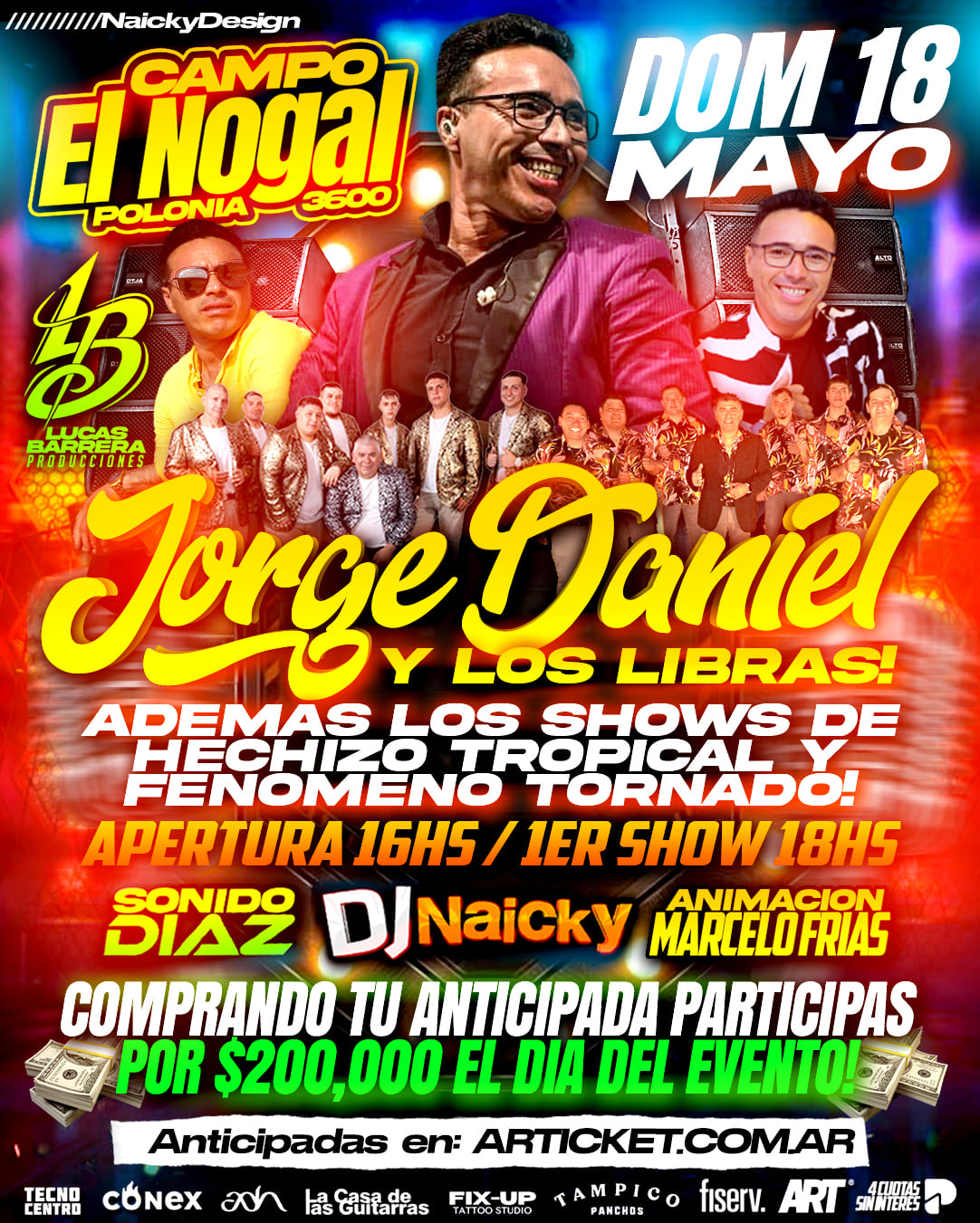 JORGE DANIEL Y LOS LIBRAS EN EL NOGAL