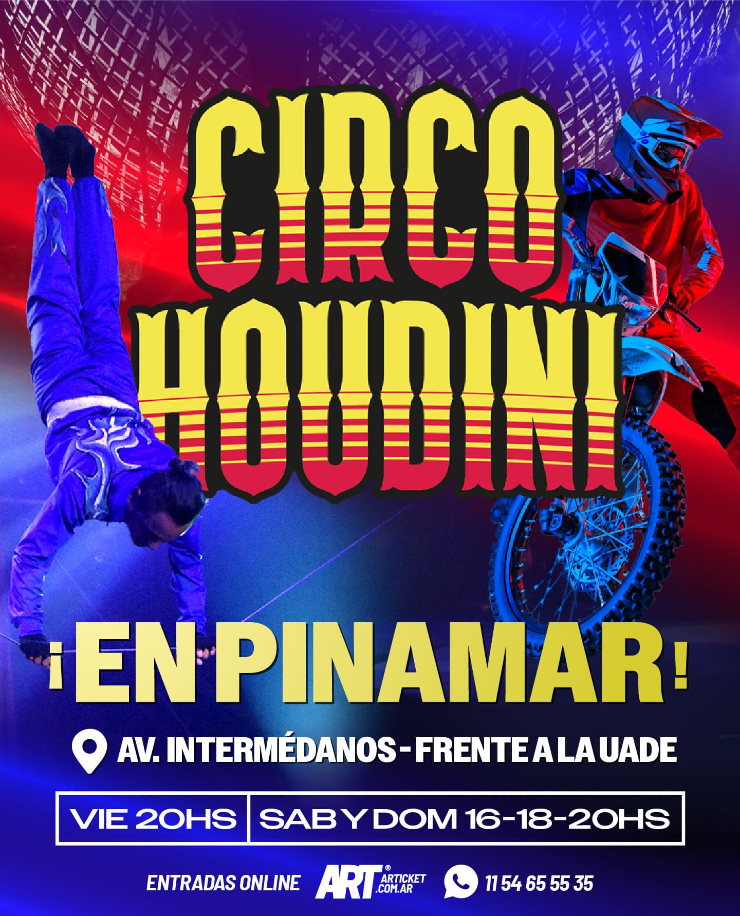 CIRCO HOUDINI EN PINAMAR