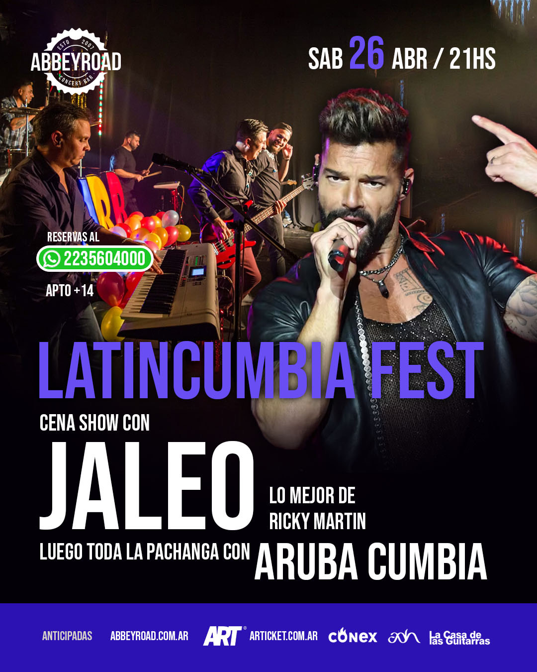 LATINCUMBIA FEST - JALEO - ARUBA CUMBIA