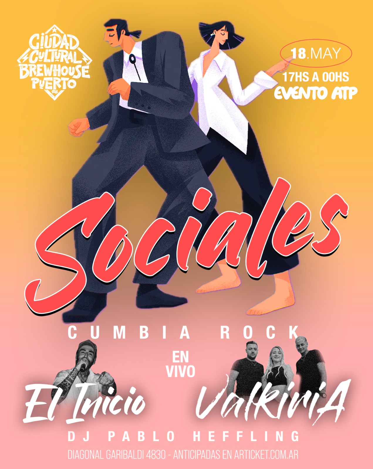 SOCIALES - CUMBIA ROCK - EL INICIO - VALKIRIA