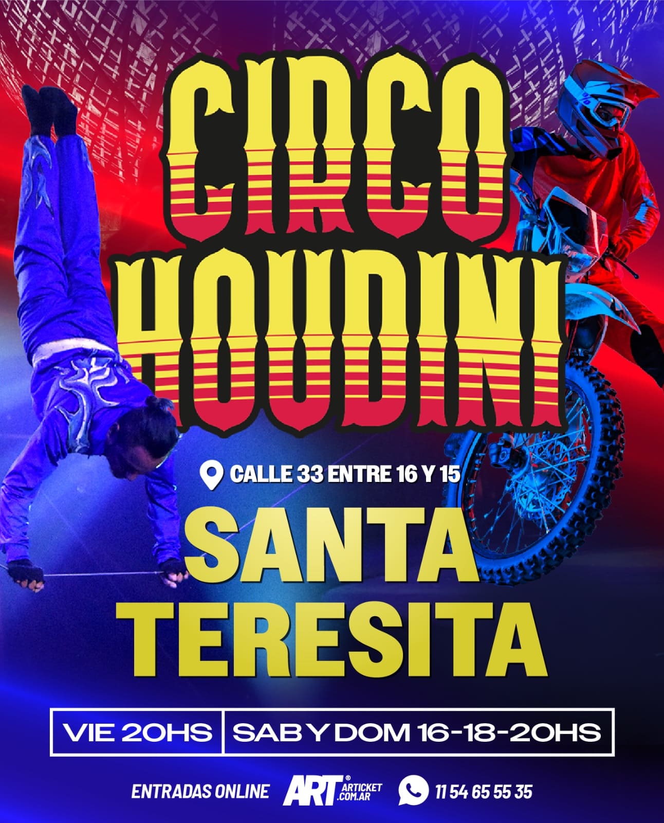 CIRCO HOUDINI EN SANTA TERESITA