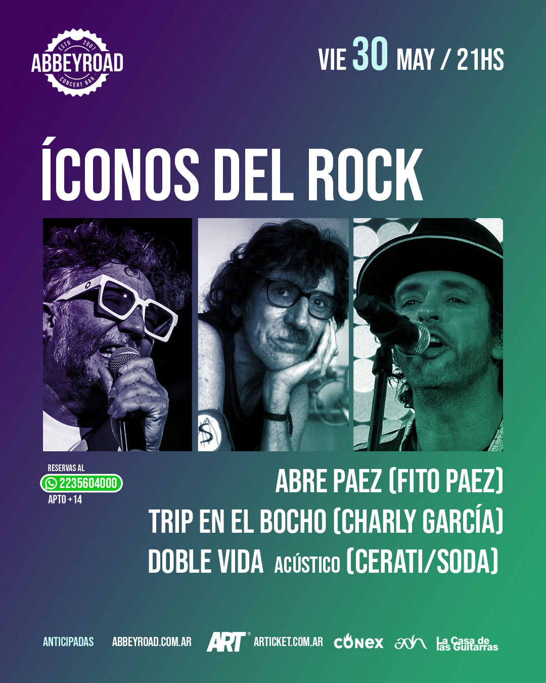ICONOS DEL ROCK - ABRE PAEZ - TRIP EN EL BOCHO - DOBLE VIDA