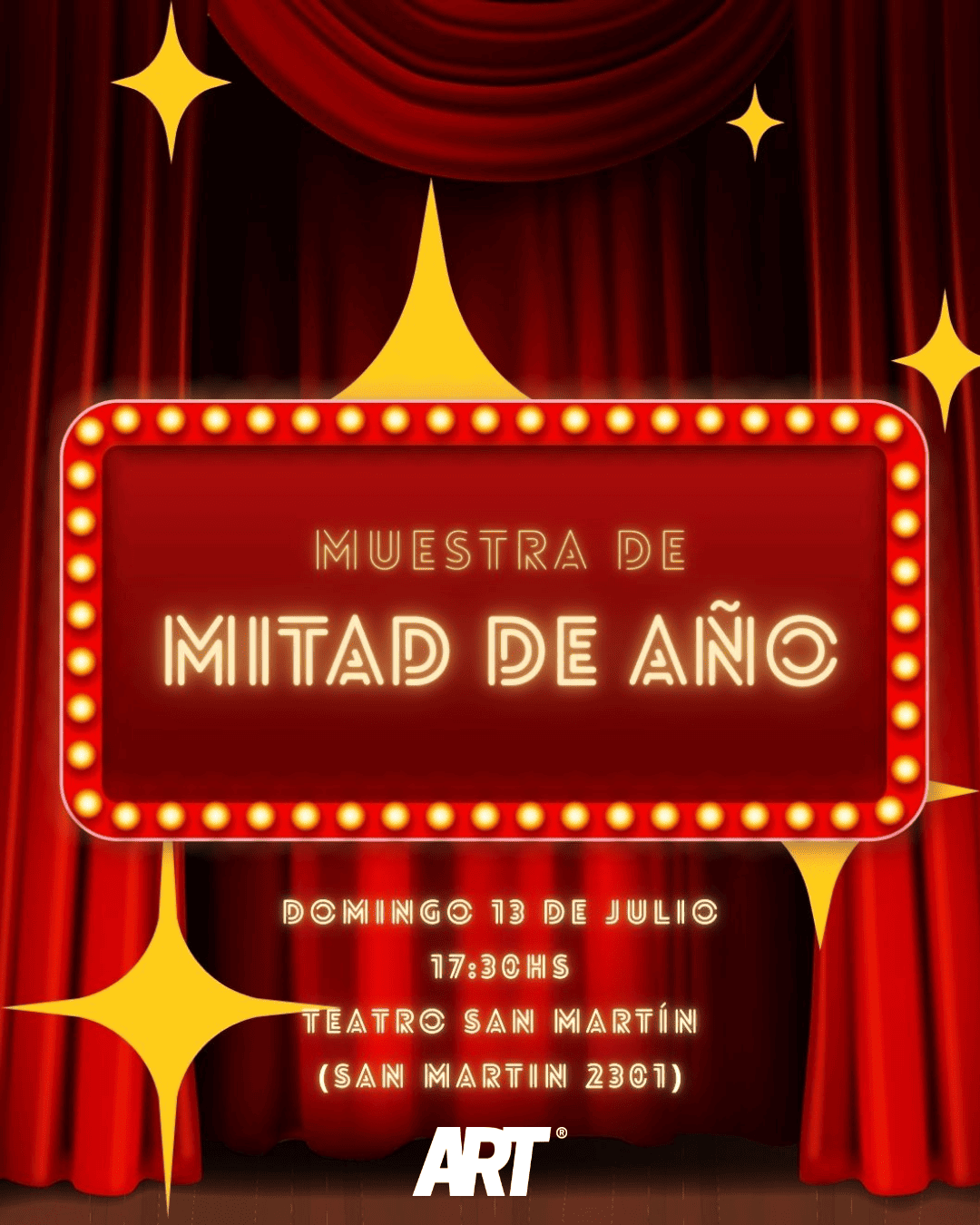 MUESTRA MITAD DE AÑO - TEATRO SAN MARTIN