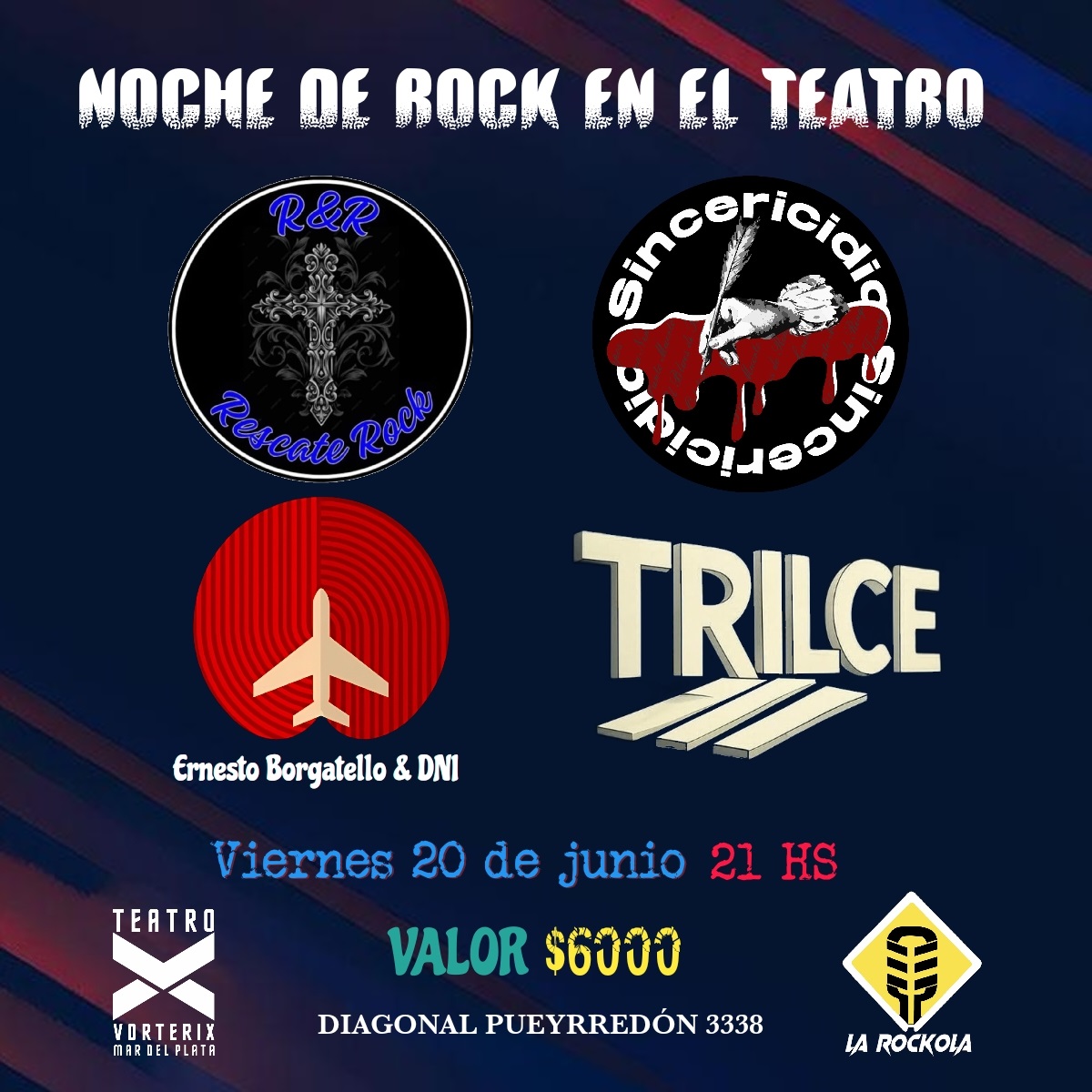 NOCHE DE ROCK EN EL TEATRO - LA ROCKOLA