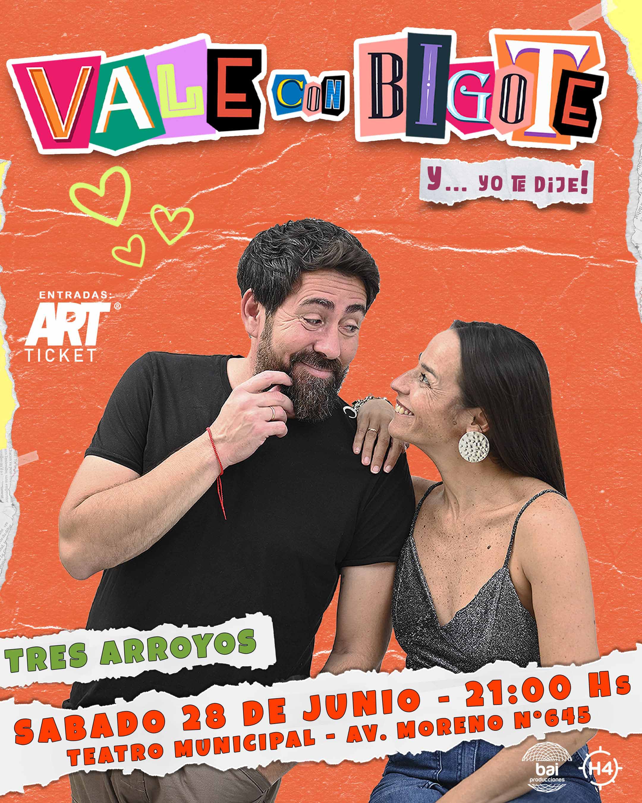 VALE CON BIGOTE EN TRES ARROYOS