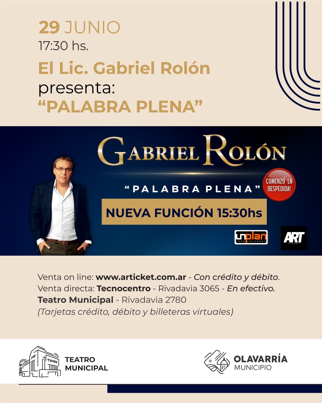 GABRIEL ROLON 15:30hs