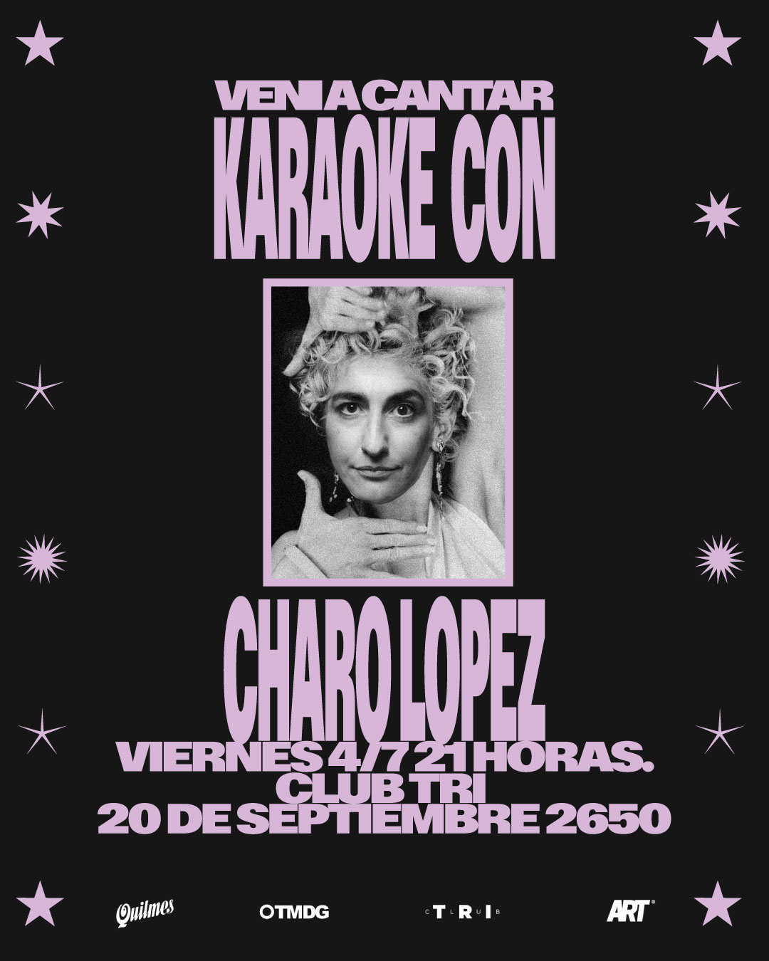 KARAOKE CON CHARO LOPEZ - CLUB TRI