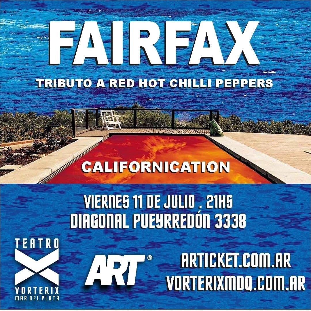 FAIRFAX - TRIBUTO RED HOT CHILLI PEPPERS