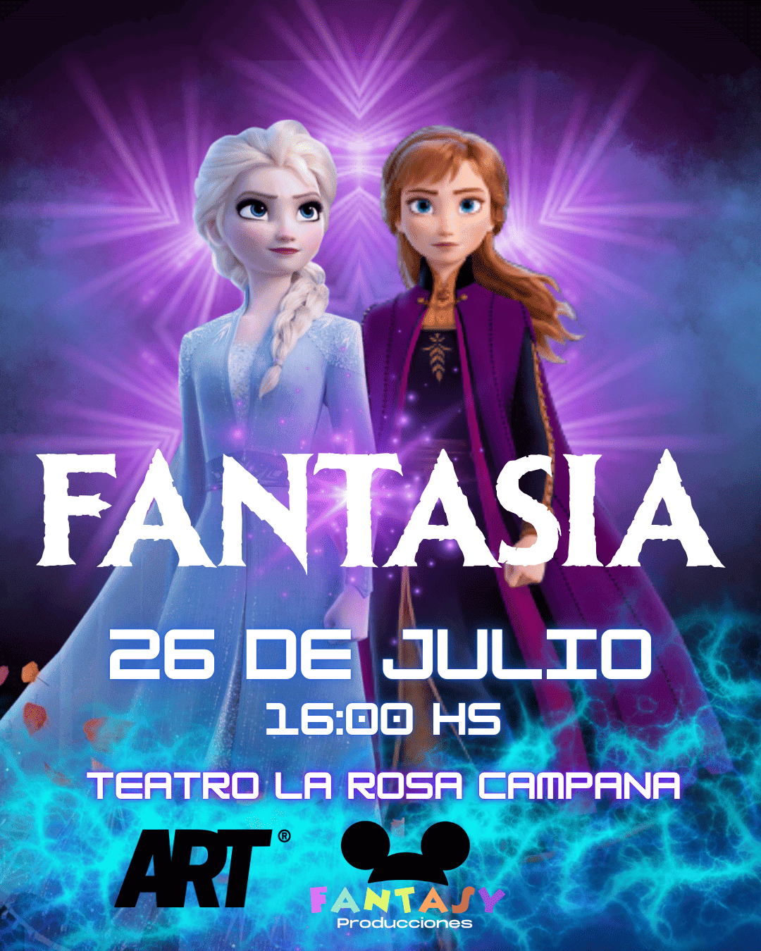 FROZEN - FANTASIA UN CUENTO MAGICO EN CAMPANA