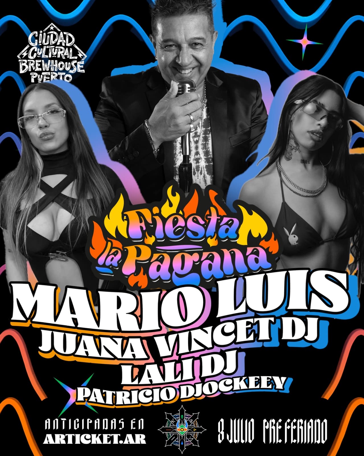 FIESTA LA PAGANA - MARIO LUIS 08-07
