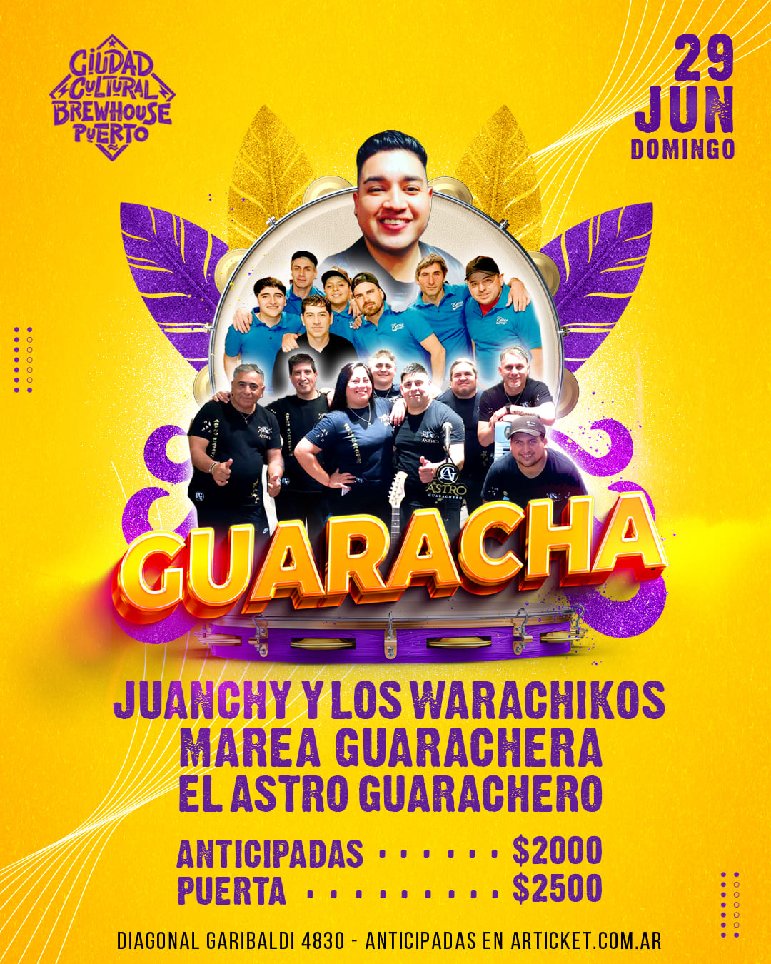 JUANCHY Y LOS WARACHIKOS EN BREWHOUSE