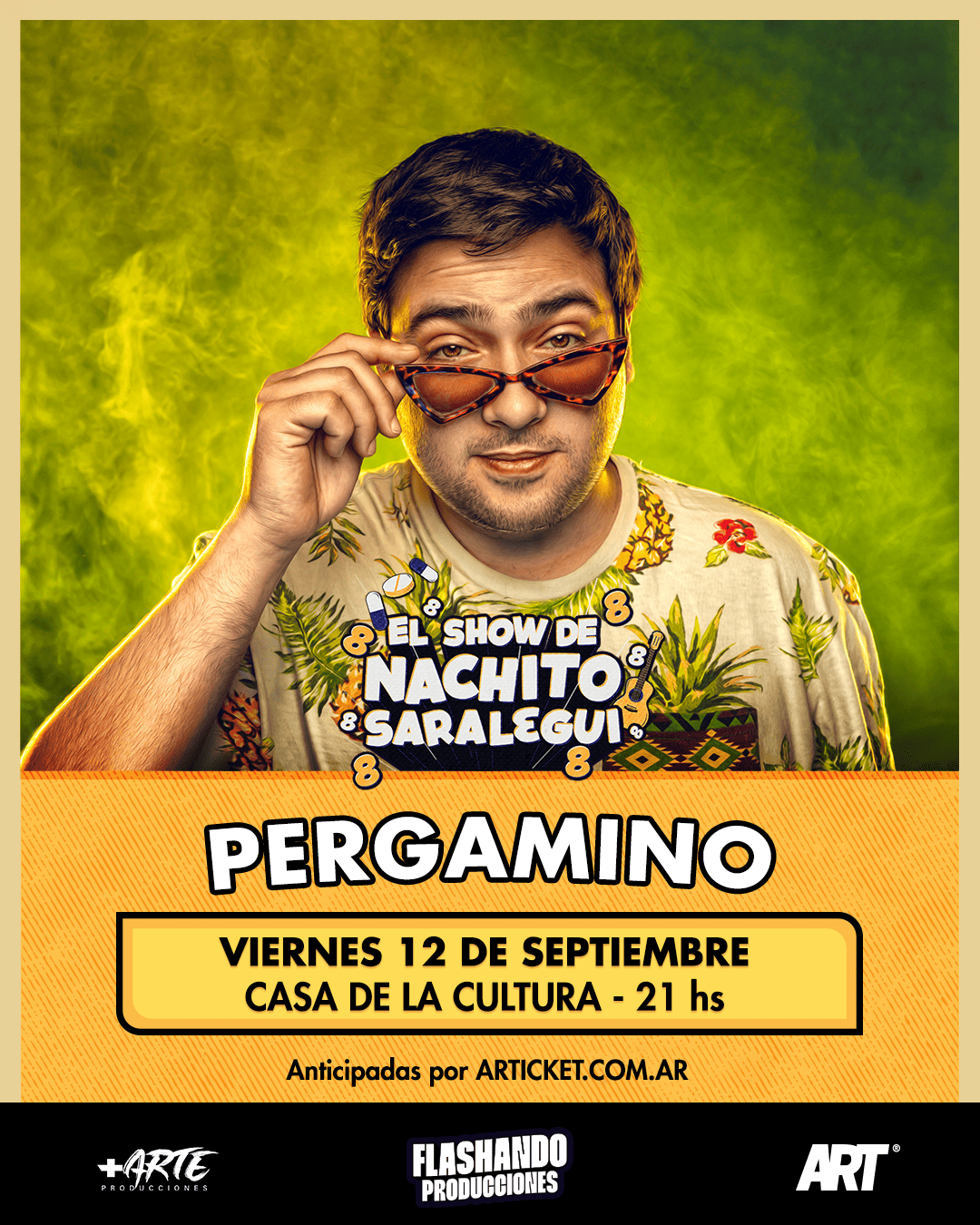 EL SHOW DE NACHITO SARALEGUI EN PERGAMINO