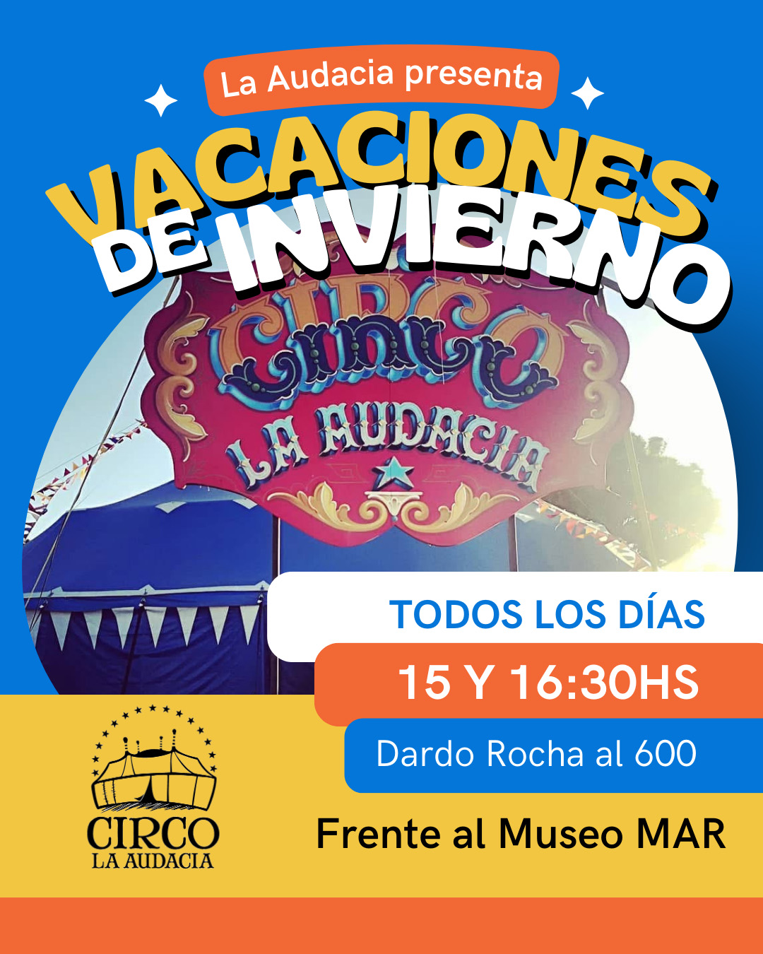 CIRCO LA AUDACIA - VACACIONES DE INVIERNO