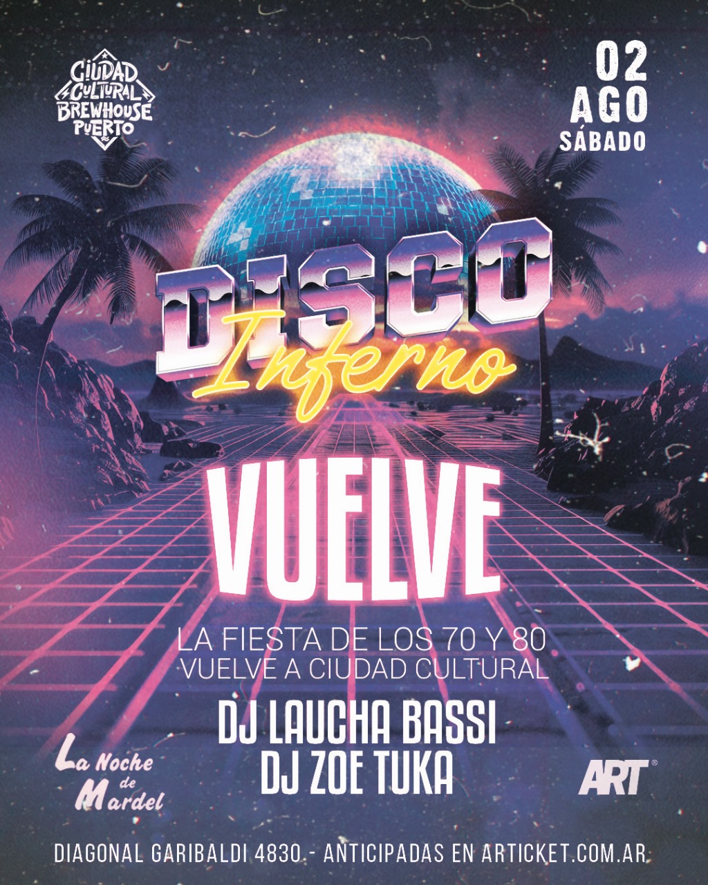 DISCO INFERNO EN BREWHOUSE