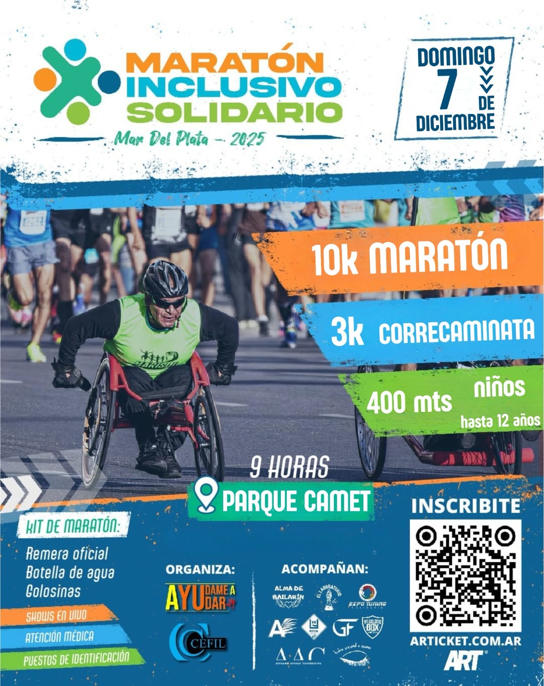 MARATON INCLUSIVO SOLIDARIO MDP 2025 10K