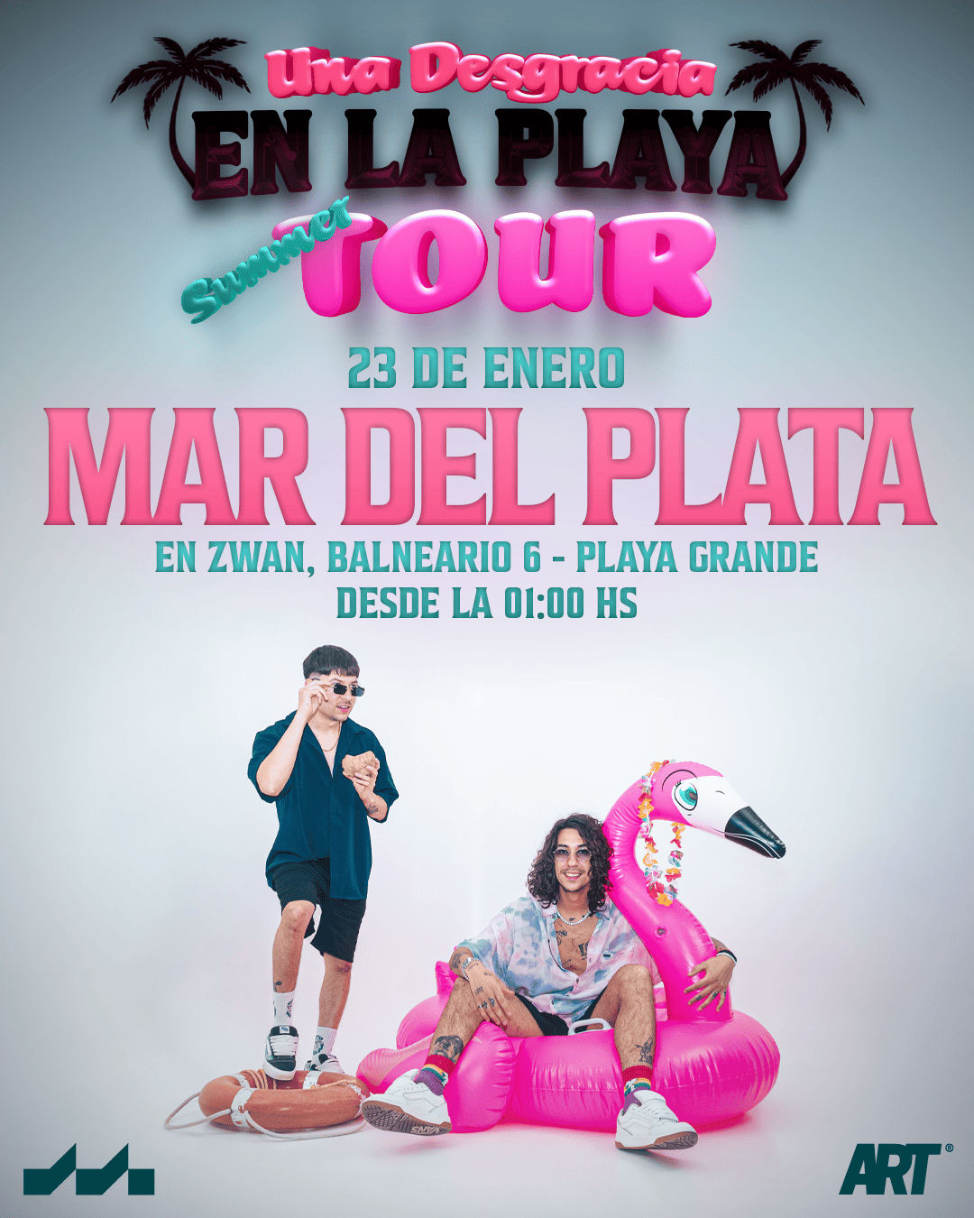 UNA DESGRACIA EN LA PLAYA SUMMER TOUR - MAR DEL PLATA