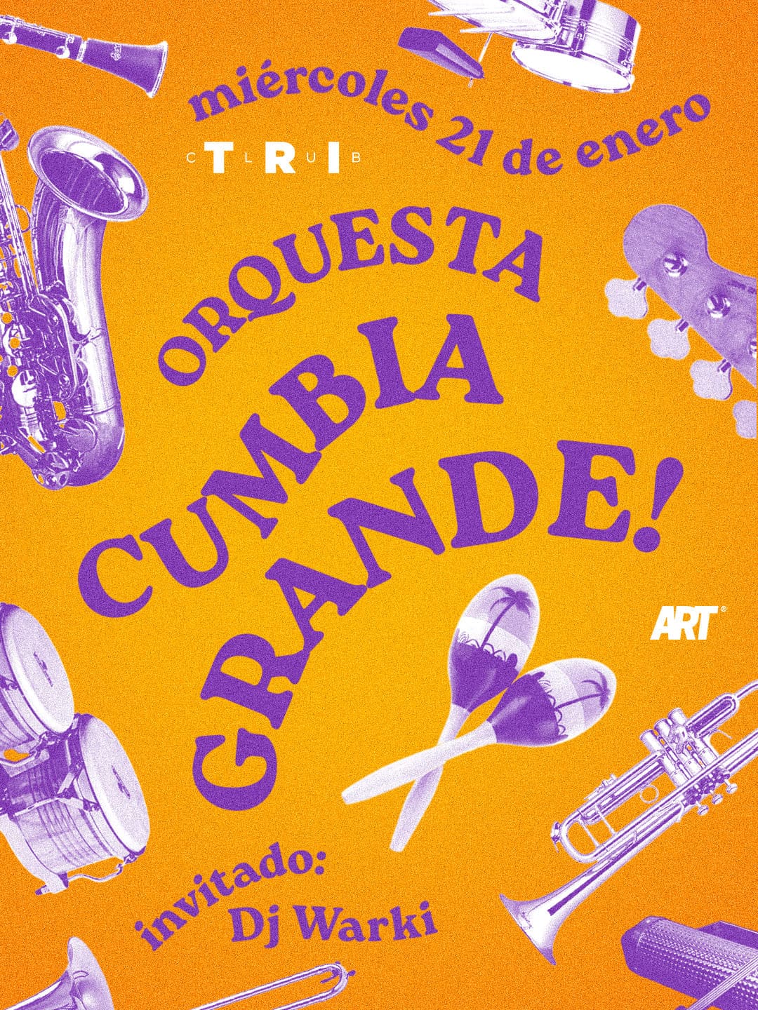 ORQUESTA CUMBIA GRANDE Y DJ WARKI EN CLUB TRI
