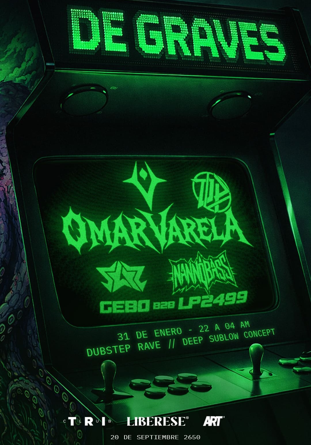 DE GRAVES - OMAR VARELA - SAID - NANNOBASS - GEBO B2B LP2499 - DUBSTEP y DRUMBASS