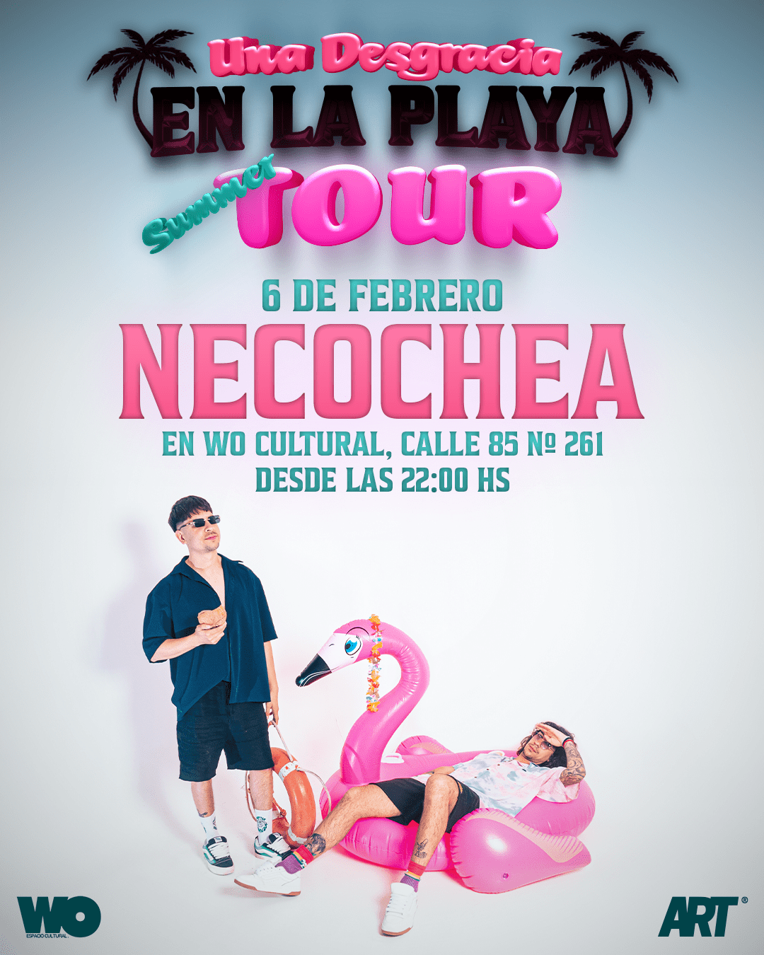 UNA DESGRACIA EN LA PLAYA SUMMER TOUR - NECOCHEA