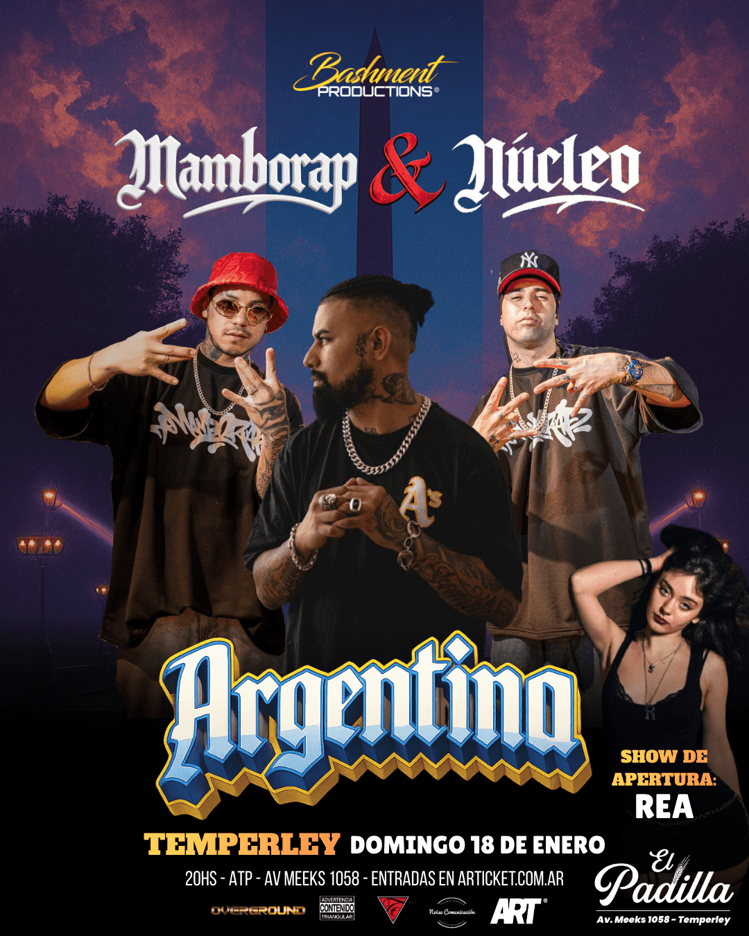 MAMBORAP Y NUCLEO EN TEMPERLEY