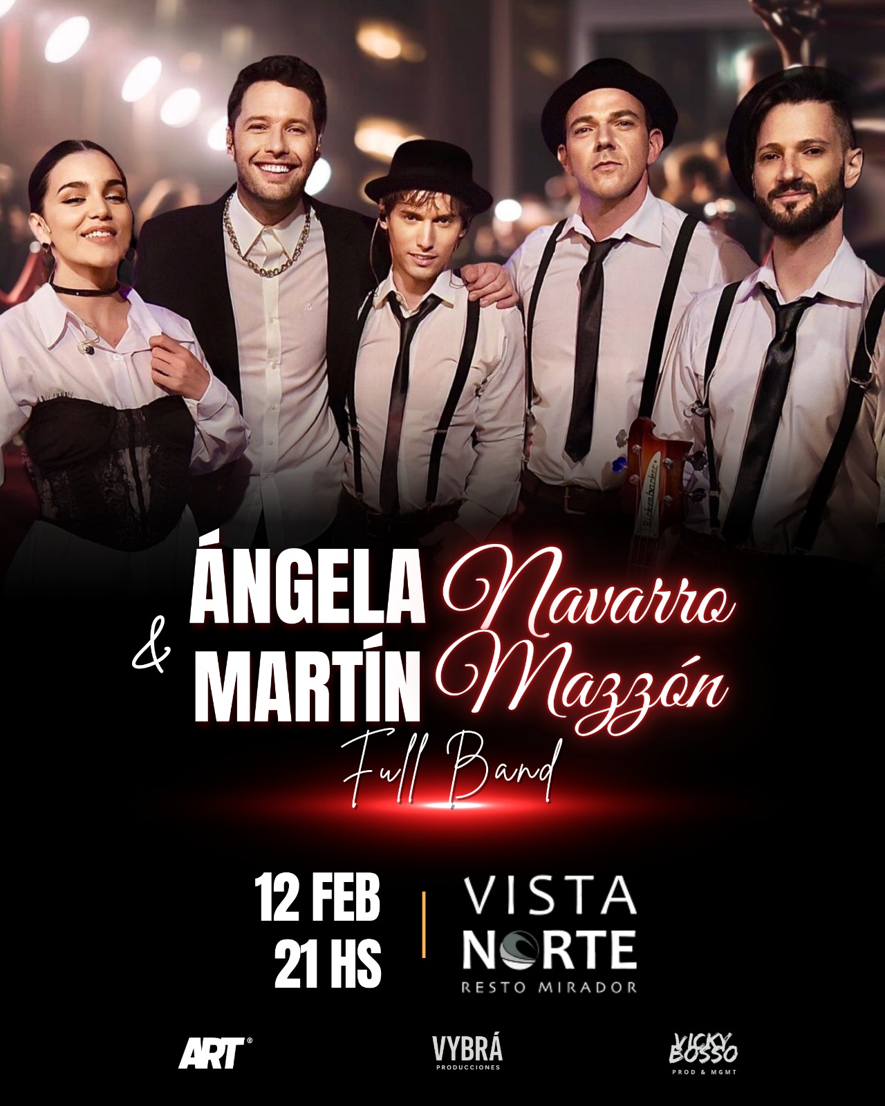 ANGELA NAVARRO Y MARTIN MAZZON FULL BAND
