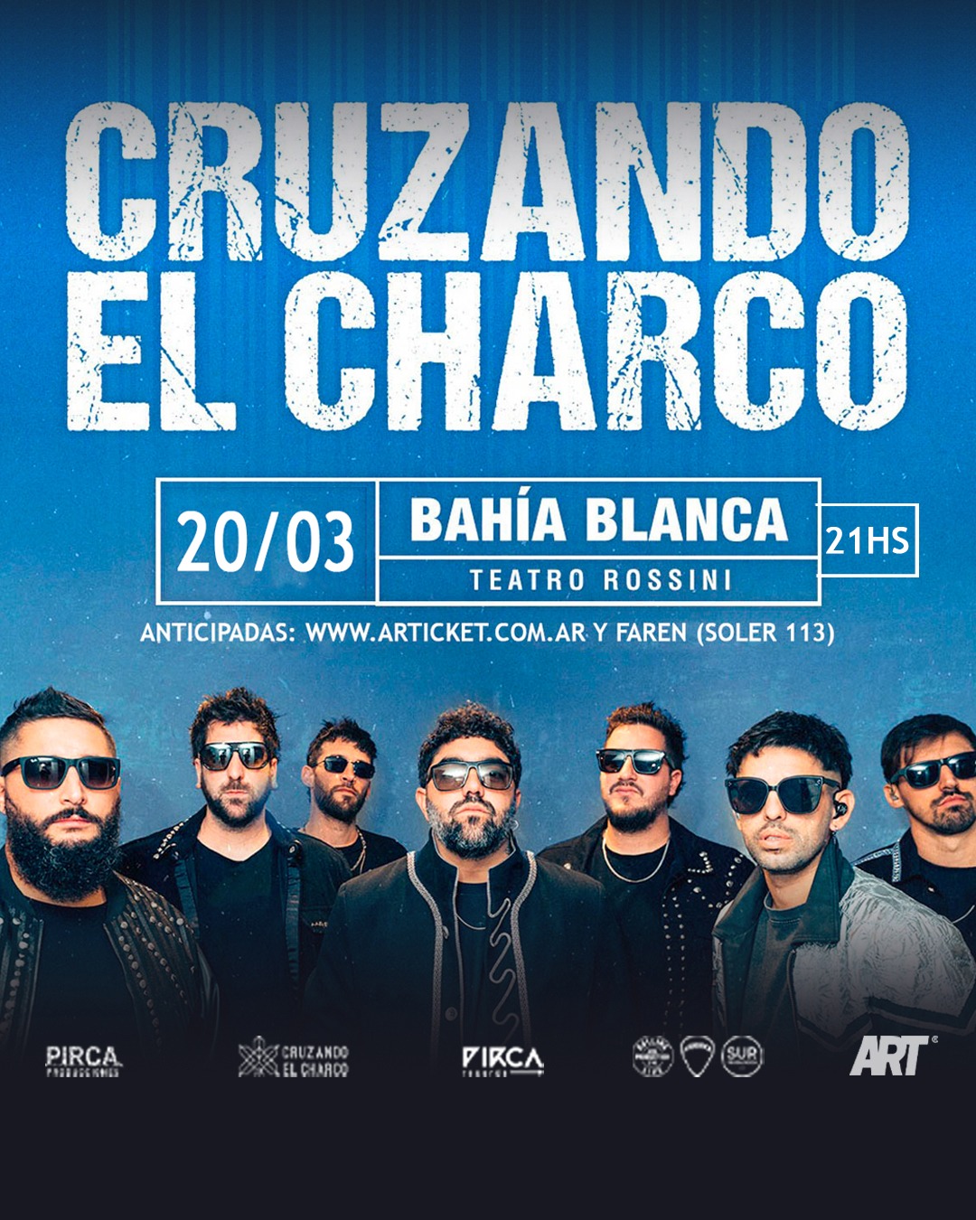 CRUZANDO EL CHARCO EN BAHIA BLANCA