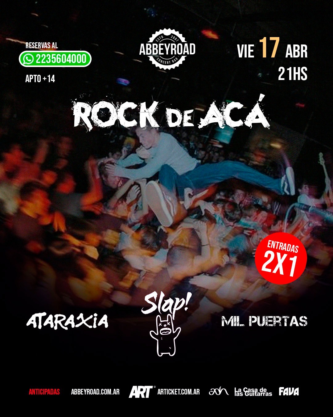 ROCK DE ACA - ATARAXIA - MIL PUERTAS - SLAP