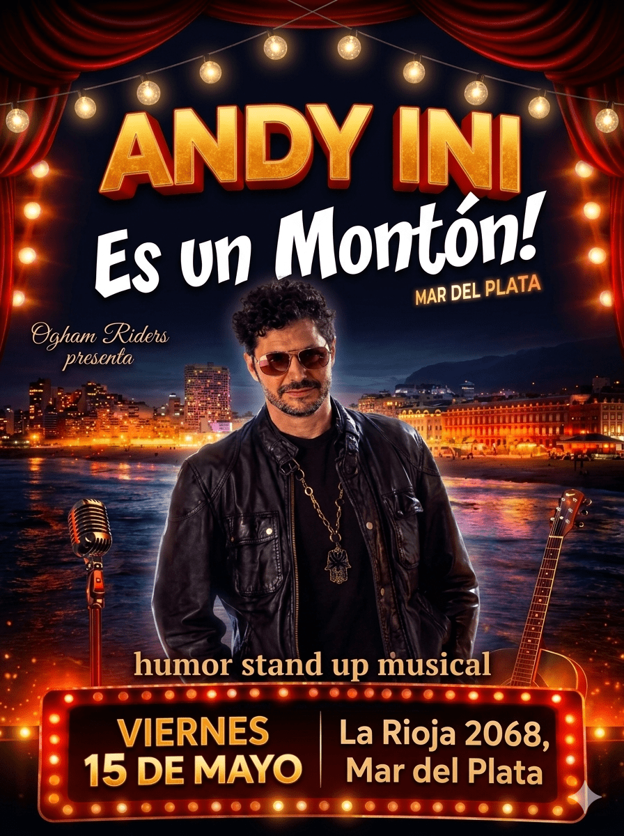 ANDY INI - SHOW DE STAND UP EN OGHAM RIDERS