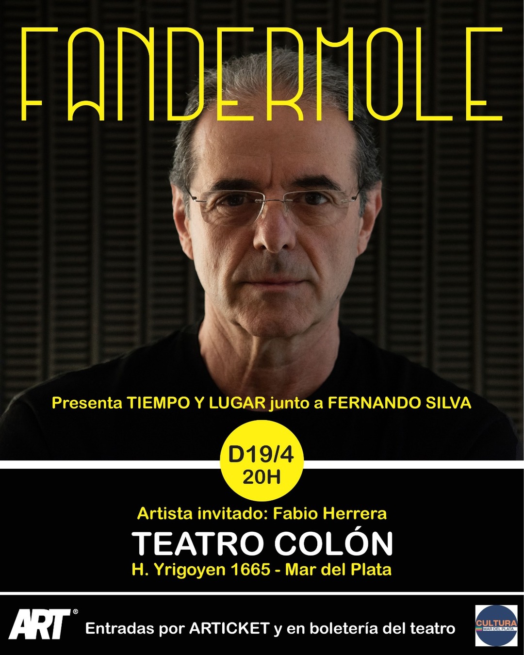 FANDERMOLE Y FERNANDO SILVA EN EL TEATRO COLON