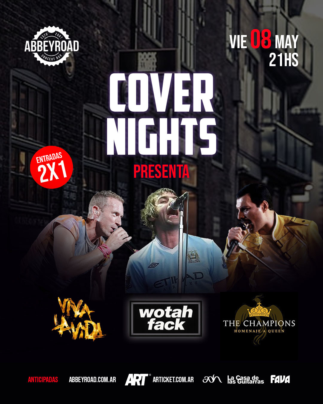 COVER NIGHTS - VIVA LA VIDA - THE CHAMPIONS - WOTAH FACK