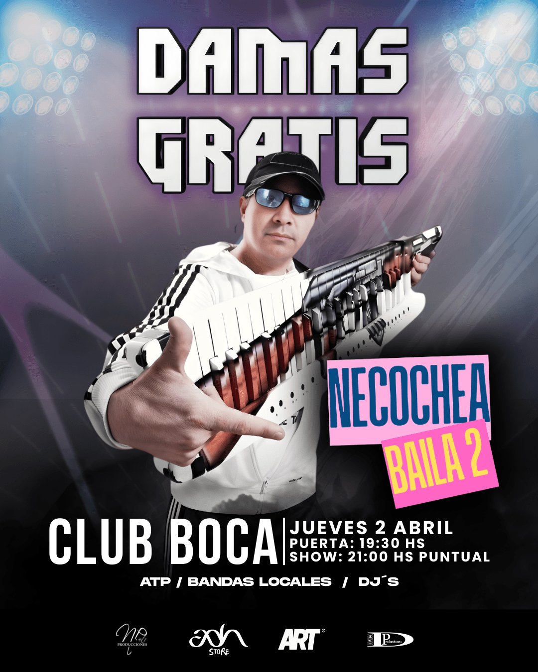 NECOCHEA BAILA 2 - DAMAS GRATIS