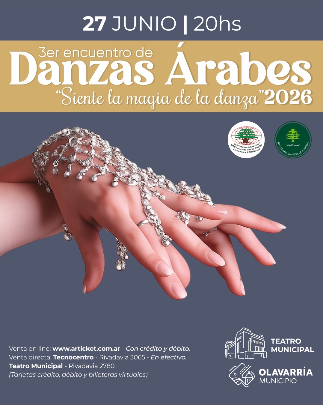 TERCER ENCUENTRO DE DANZAS ÁRABES DE LA SOCIEDAD LIBANESA DE OLAVARRIA