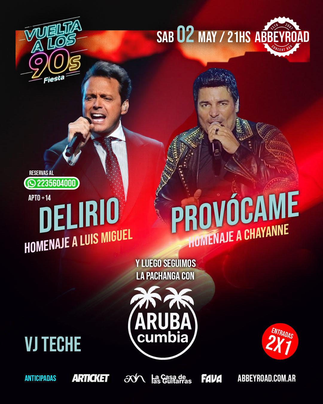 VUELTA A LOS 90s - DELIRIO Y PROVOCAME