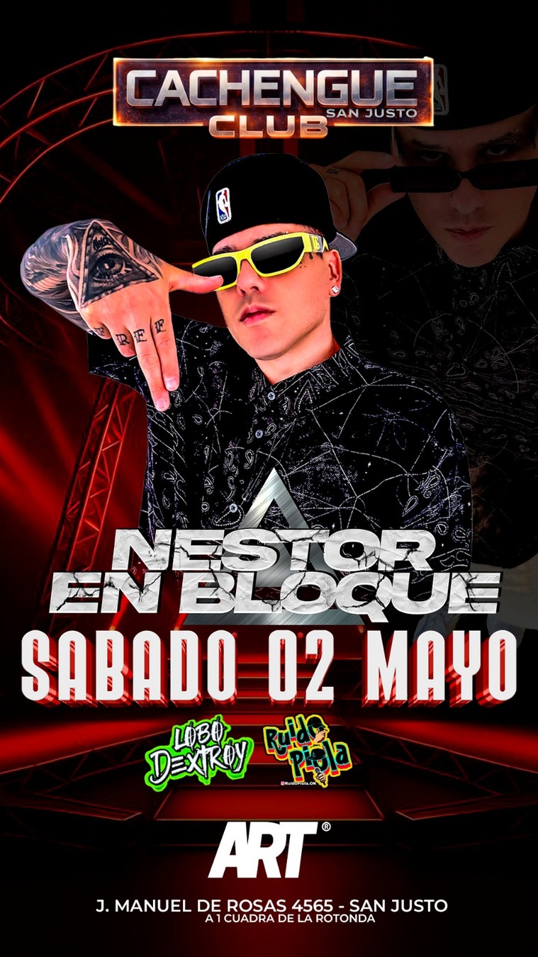 NESTOR EN BLOQUE EN CACHENGUE CLUB