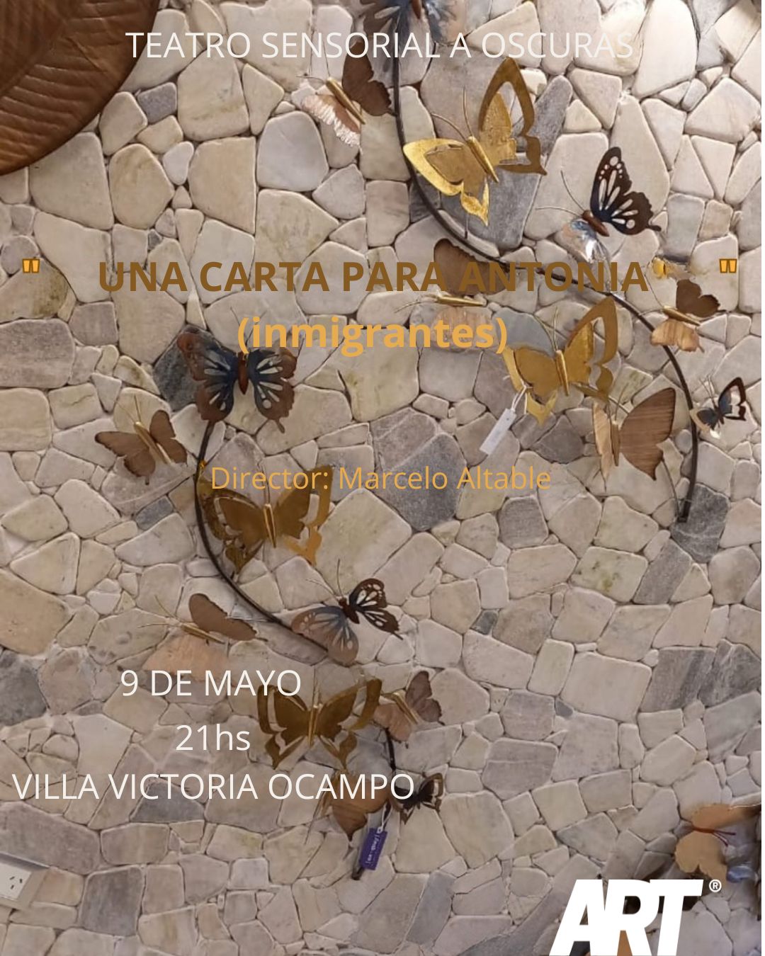 UNA CARTA PARA ANTONIA - TEATRO SENSORIAL A OSCURAS EN VILLA VICTORIA