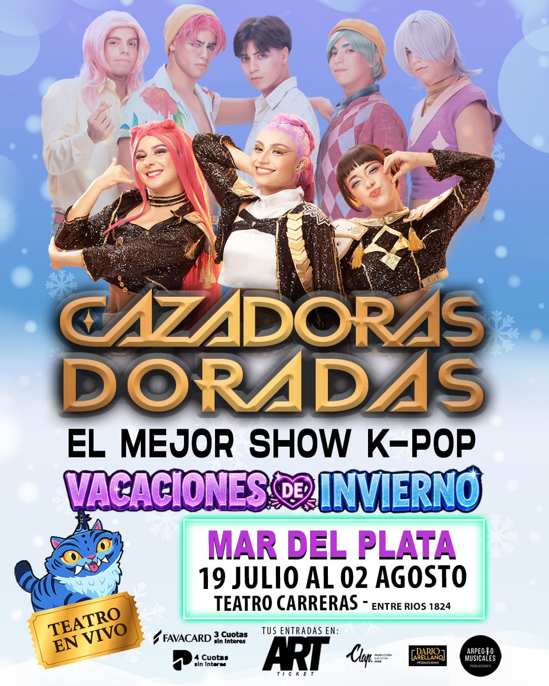 CAZADORAS DORADAS EN VACACIONES DE INVIERNO