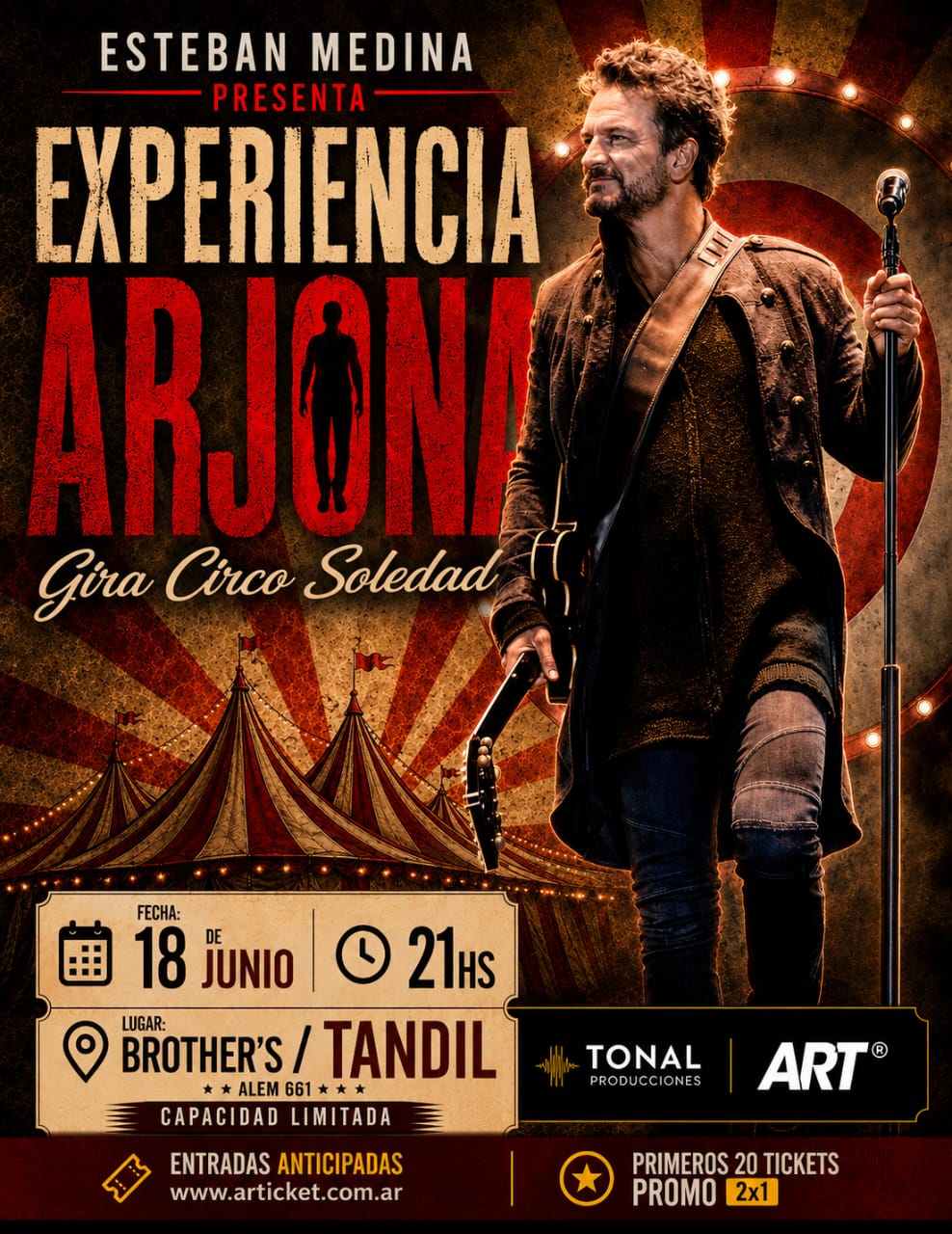 EXPERIENCIA ARJONA EN BROTHERS