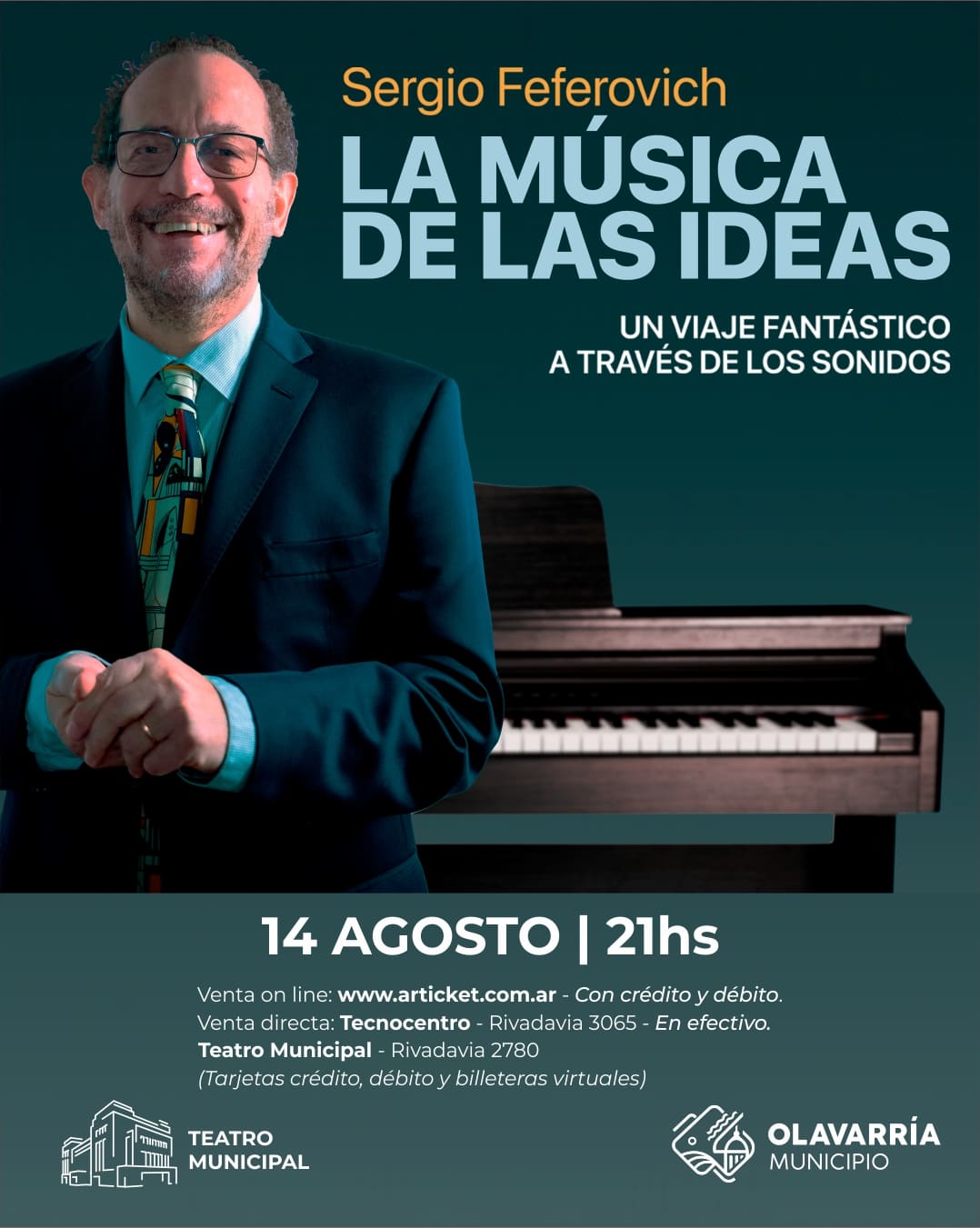 SERGIO FEFEROVICH - LA MUSICA DE LAS IDEAS EN OLAVARRIA