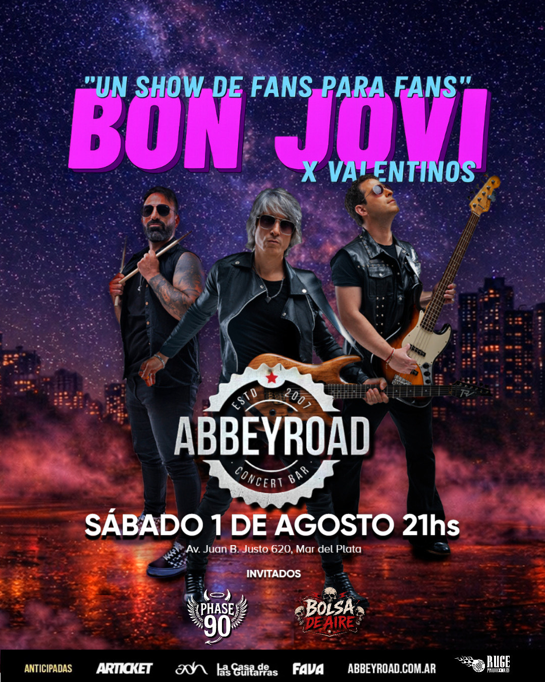 BON JOVI X VALENTINOS EN ABBEY ROAD