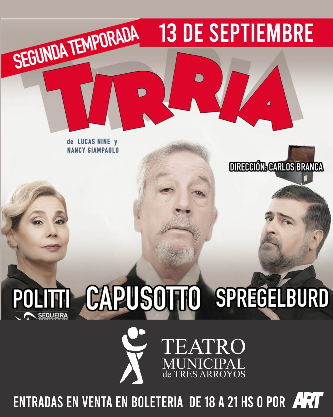 TIRRIA - TEATRO MUNICIPAL TRES ARROYOS