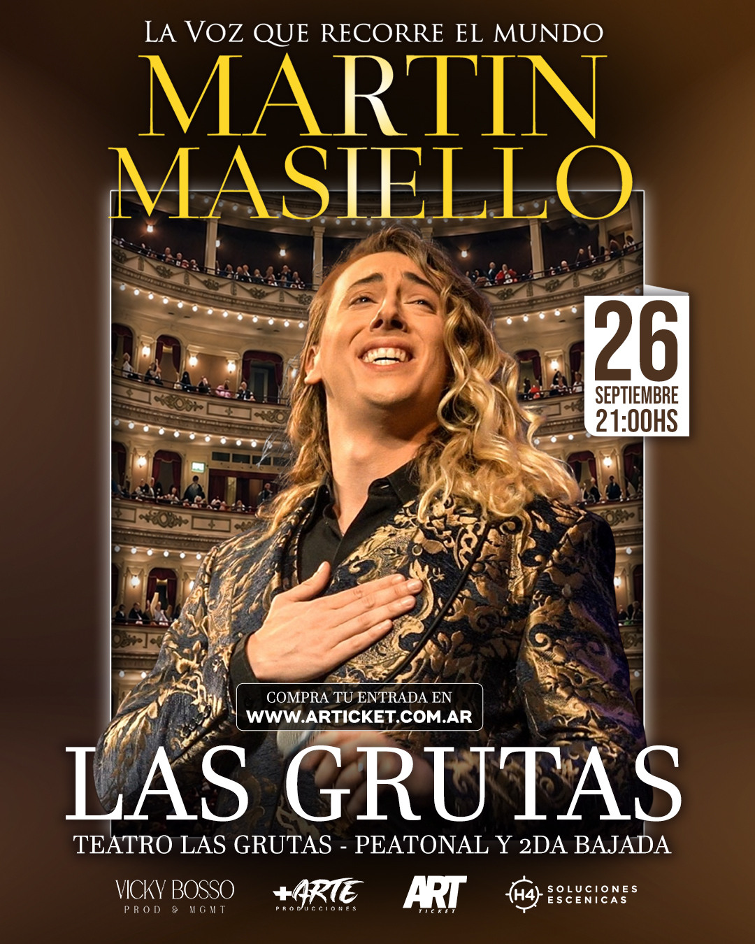 MARTIN MASIELLO EN LAS GRUTAS