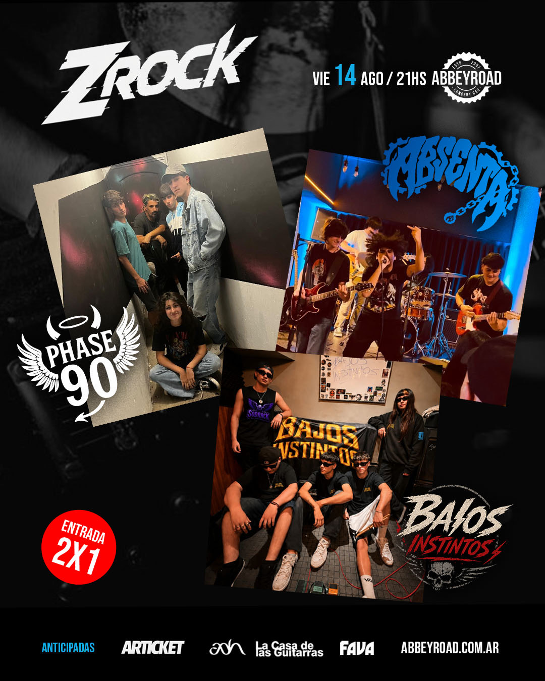 ZROCK - ABSENTA - PHASE 90 - BAJOS INSTINTOS