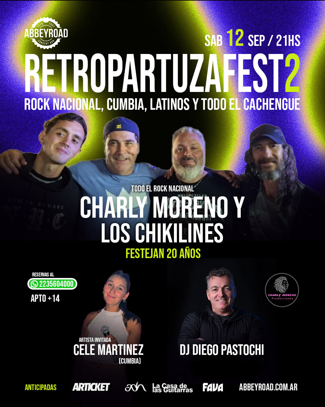 RETROPARTUZA FEST 2 EN ABBEY ROAD