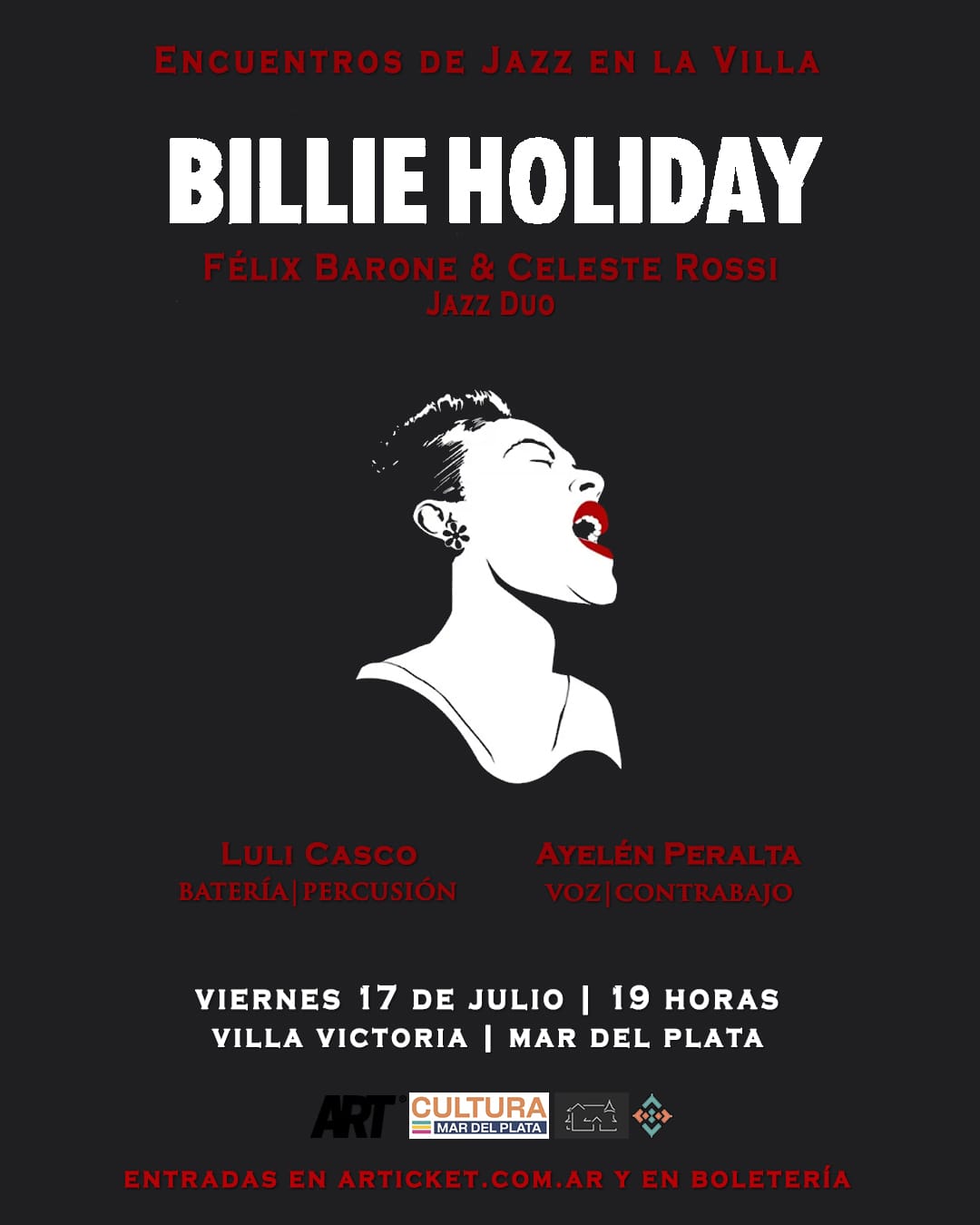 BILLIE HOLIDAY - ENCUENTRO JAZZ EN LA VILLA